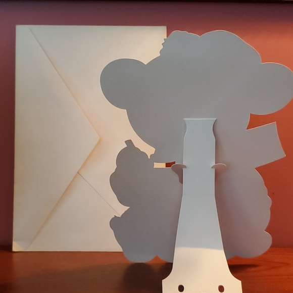 Vintage 1940s Unused Large Stand-Up Christmas Card - Picture 2 of 4